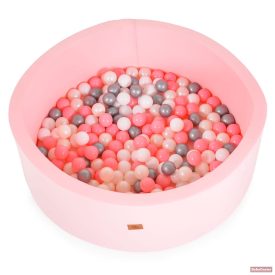 Moni Toys LABDAMEDENCE 90 cm 200db labdával - rózsaszín