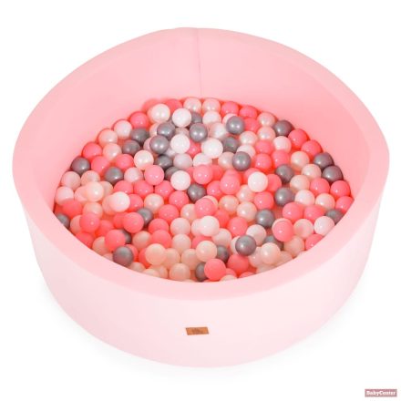 Moni Toys LABDAMEDENCE 90 cm 200db labdával - rózsaszín