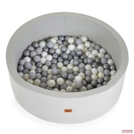 Moni Toys LABDAMEDENCE 90 cm 200db labdával - szürke