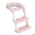 Moni LIFTY lépcsős WC szűkítő (fellépő) kapaszkodóval - RÓZSASZÍN