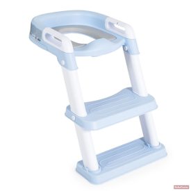   Moni LIFTY lépcsős WC szűkítő (fellépő) kapaszkodóval - KÉK