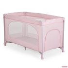 MONI UNO utazóágy egy szintes, kerekes, kibúvó résszel - PINK
