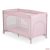 MONI UNO utazóágy egy szintes, kerekes, kibúvó résszel - PINK