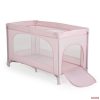 MONI UNO utazóágy egy szintes, kerekes, kibúvó résszel - PINK