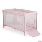 MONI UNO utazóágy egy szintes, kerekes, kibúvó résszel - PINK