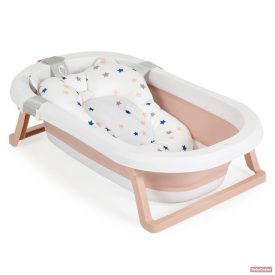   Cangaroo-Moni PALMA összecsukható kád fürdetőbetéttel - pink