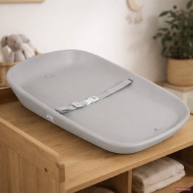 NUVIA szilikon pelenkázó lap - szürke