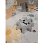 MONI készségfejlesztő fa activity vonatos asztalka - ÁLLATOS