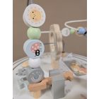 MONI készségfejlesztő fa activity vonatos asztalka - ÁLLATOS