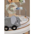 MONI készségfejlesztő fa activity vonatos asztalka - ÁLLATOS