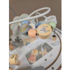 MONI készségfejlesztő fa activity vonatos asztalka - ÁLLATOS