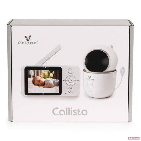 Cangaroo-Moni CALLISTO kamera bébimonitor, bébiőr LCD 7cm kijelzővel FEHÉR