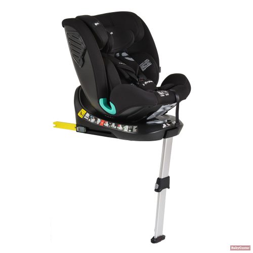 Cangaroo i-PROTECT 360° biztonsági gyermekülés támasztólábbal (40-150cm) - FEKETE