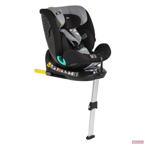 Cangaroo i-PROTECT 360° biztonsági gyermekülés támasztólábbal (40-150cm) - STEEL/SZÜRKE