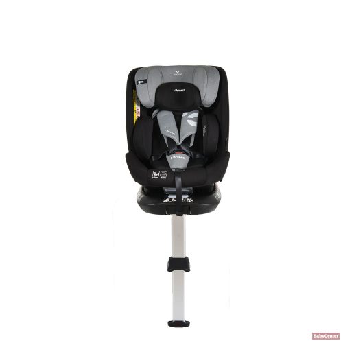 Cangaroo i-PROTECT 360° biztonsági gyermekülés támasztólábbal (40-150cm) - STEEL/SZÜRKE