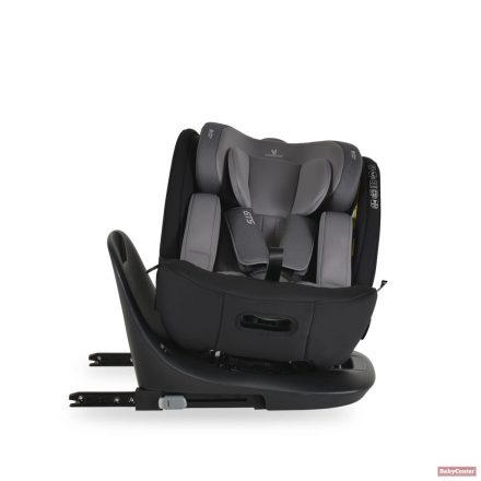 Cangaroo-MONI GTS biztonsági gyermekülés 40–150 cm SPS, 360°-ban forgatható – szürke