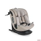 Cangaroo-MONI GTS biztonsági gyermekülés 40–150 cm SPS, 360°-ban forgatható – bézs