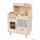  TOOKY fa gyerek konyha 8dbos, 73cm magas PASZTEL