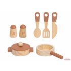  TOOKY fa gyerek konyha 8dbos, 73cm magas PASZTEL