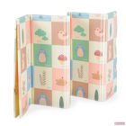 MONI XPE összehajtható játszószőnyeg XXL 180x200cm - lány