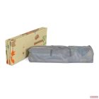 Moni GAMEZONE összecsukható járóka játszószőnyeggel, 60db labdával (120×120 cm) - menta