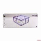 Moni GAMEZONE összecsukható járóka játszószőnyeggel, 60db labdával (180×200 cm) - bézs