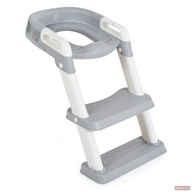   Moni LIFTY lépcsős WC szűkítő (fellépő) kapaszkodóval - SZÜRKE