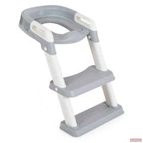   Moni LIFTY lépcsős WC szűkítő (fellépő) kapaszkodóval - SZÜRKE