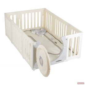   MONI Cubby Land óriás kerítés, karám játszószőnyeggel és 50 db színes labdával