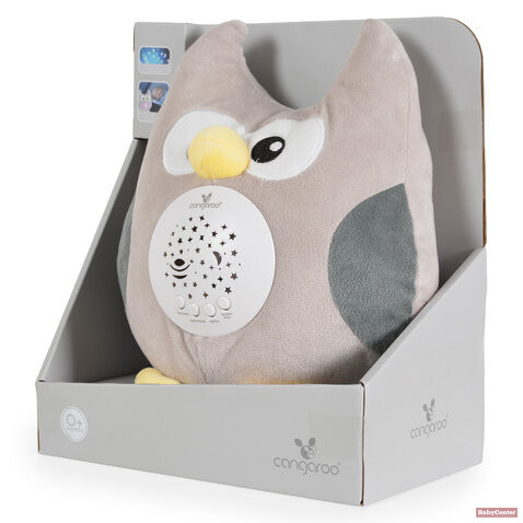 Moni Toys Lamp éjjeli lámpa (plüss projector) fehér zajjal - bagoly 