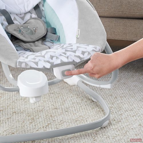 INGENUITY Nagy elektromos babahinta rezgő hintaszékkel és dallamokkal USB 2in1 Raylan 0hó+