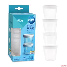 Canpol babies tejtároló edények 4 db 180ml