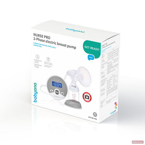 BABYONO Elektromos két fázisú mellszívó Nurse Pro