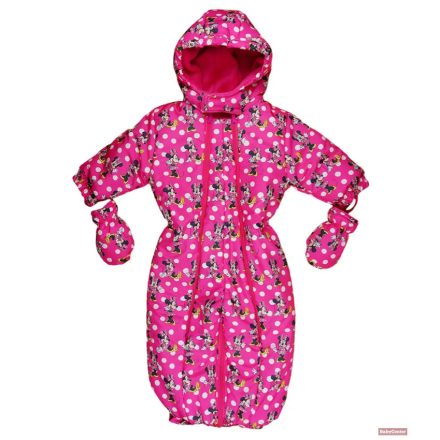 Baba kapucnis átalakítható overál kesztyűvel Disney Minnie - több méretben