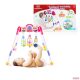 Baby Mix DeLuxe zenélő fejlesztő babatornáztató állvány - pink