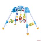 Baby Mix DeLuxe zenélő fejlesztő babatornáztató állvány - kék