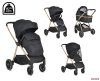 MONI-CANGAROO HYDRA 0-22KG 2IN1 BABAKOCSI - FEKETE