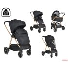 MONI-CANGAROO HYDRA 0-22KG 2IN1 BABAKOCSI - FEKETE