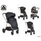 MONI-CANGAROO HYDRA 0-22KG 2IN1 BABAKOCSI - FEKETE