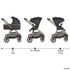 MONI-CANGAROO HYDRA 0-22KG 2IN1 BABAKOCSI - FEKETE