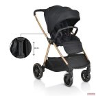 MONI-CANGAROO HYDRA 0-22KG 2IN1 BABAKOCSI - FEKETE