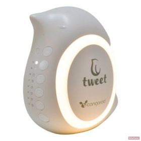   Cangaroo TWEET babakocsi-ringató fehér zaj,fény,nyugtató hangok,bluetooth – fehér, madárka alakú