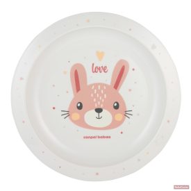 Canpol babies Műanyag tányér CUTE ANIMALS nyuszi