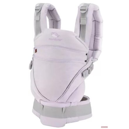 Manduca XT biopamut csatos prémium babahordozó - Monochrome Lavender