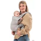 Manduca XT biopamut csatos prémium babahordozó - Monochrome Cloud