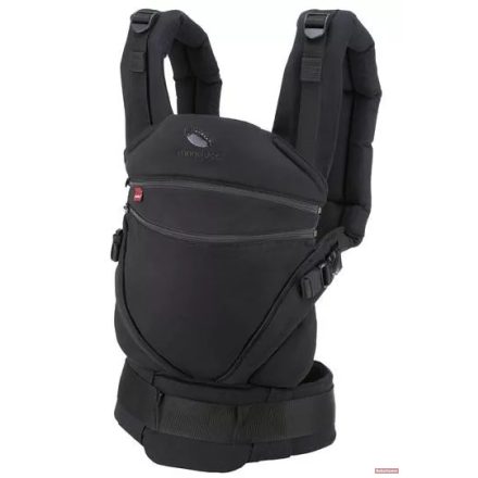 Manduca XT biopamut csatos prémium babahordozó - Monochrome Obsidian