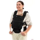 Manduca XT biopamut csatos prémium babahordozó - Monochrome Obsidian