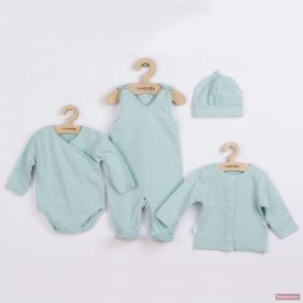   New Baby  "I AM" 4-részes baba együttes újszülötteknek - kék