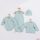 New Baby  "I AM" 4-részes baba együttes újszülötteknek - kék