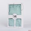 New Baby  "I AM" 4-részes baba együttes újszülötteknek - kék
